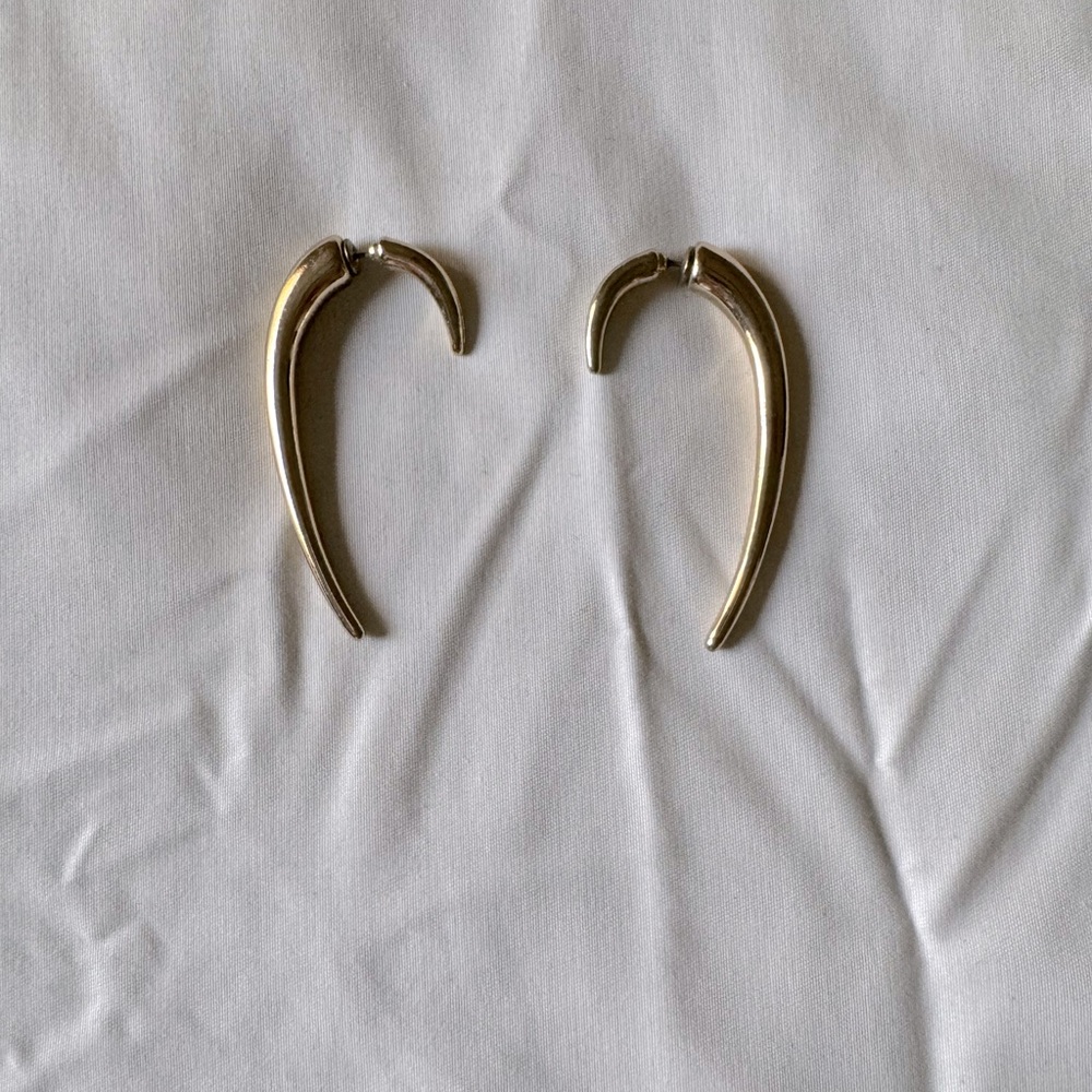 Gold plated earrings
